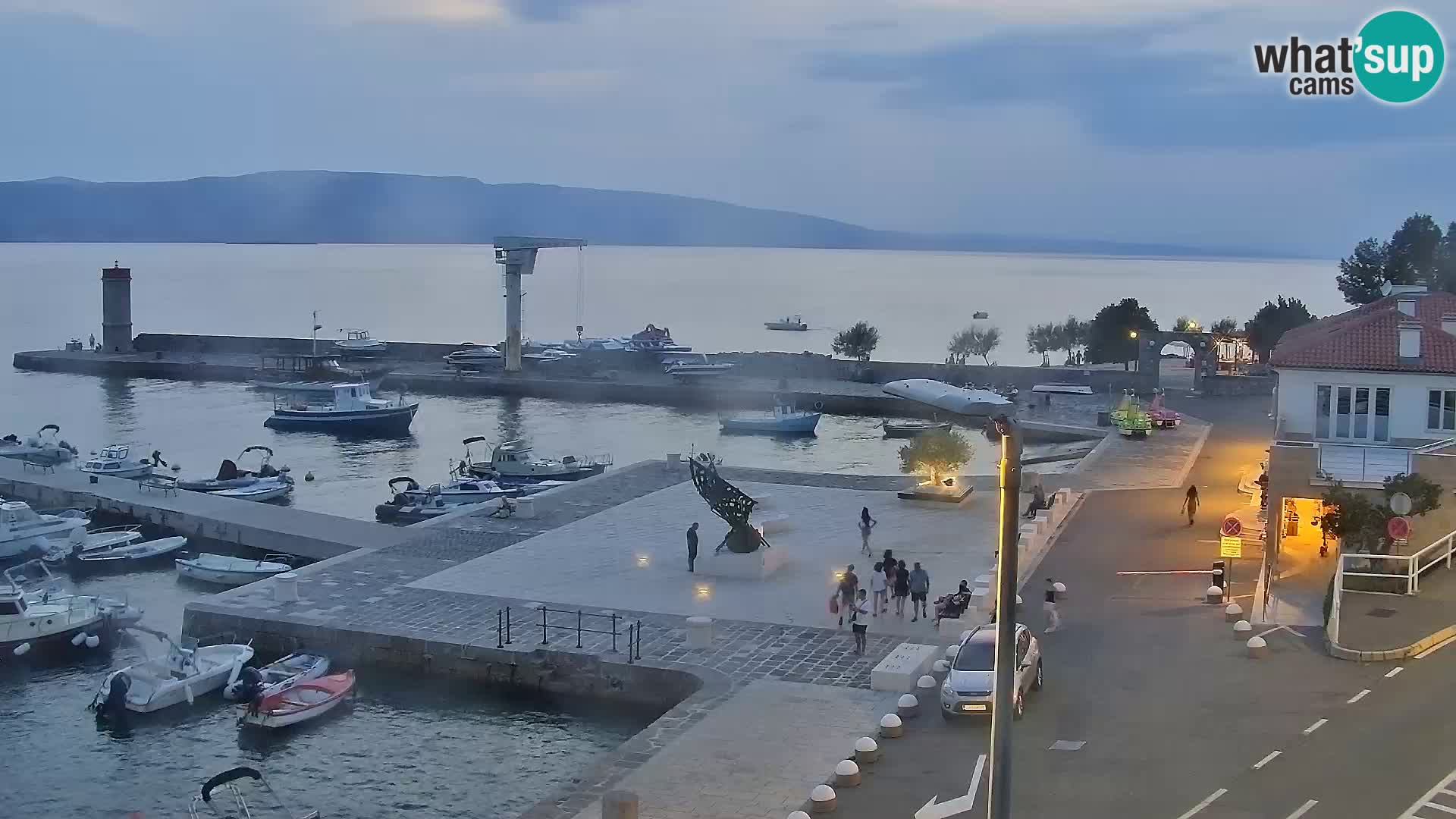 Webcam Segna – Panorama dell’lungomare di Senj