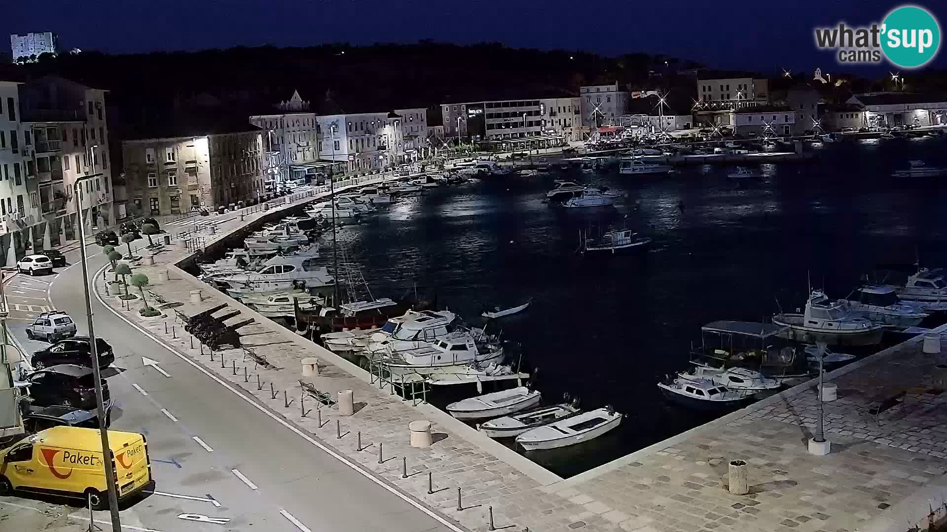 Senj Webcam – Panoramic view of Senj riva