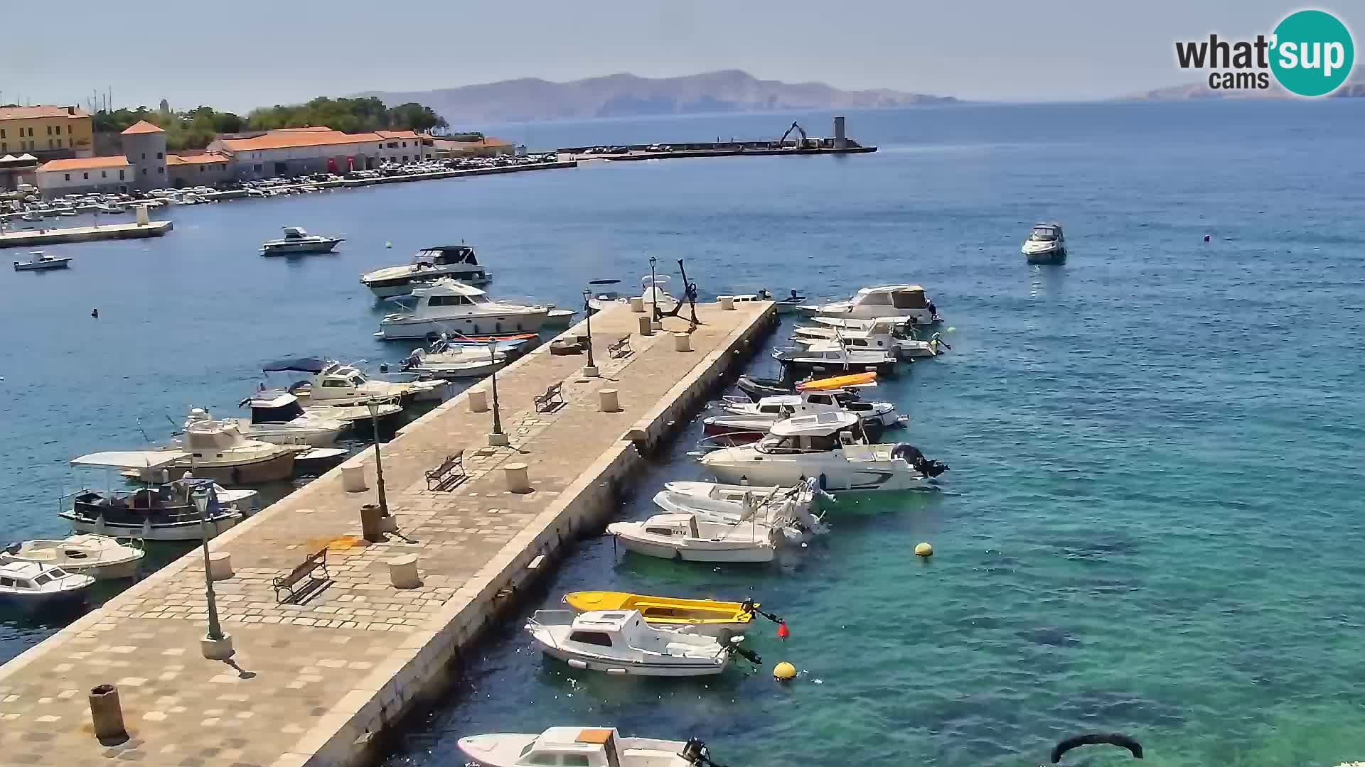 Senj Spletna kamera – pogled na obalo Senja