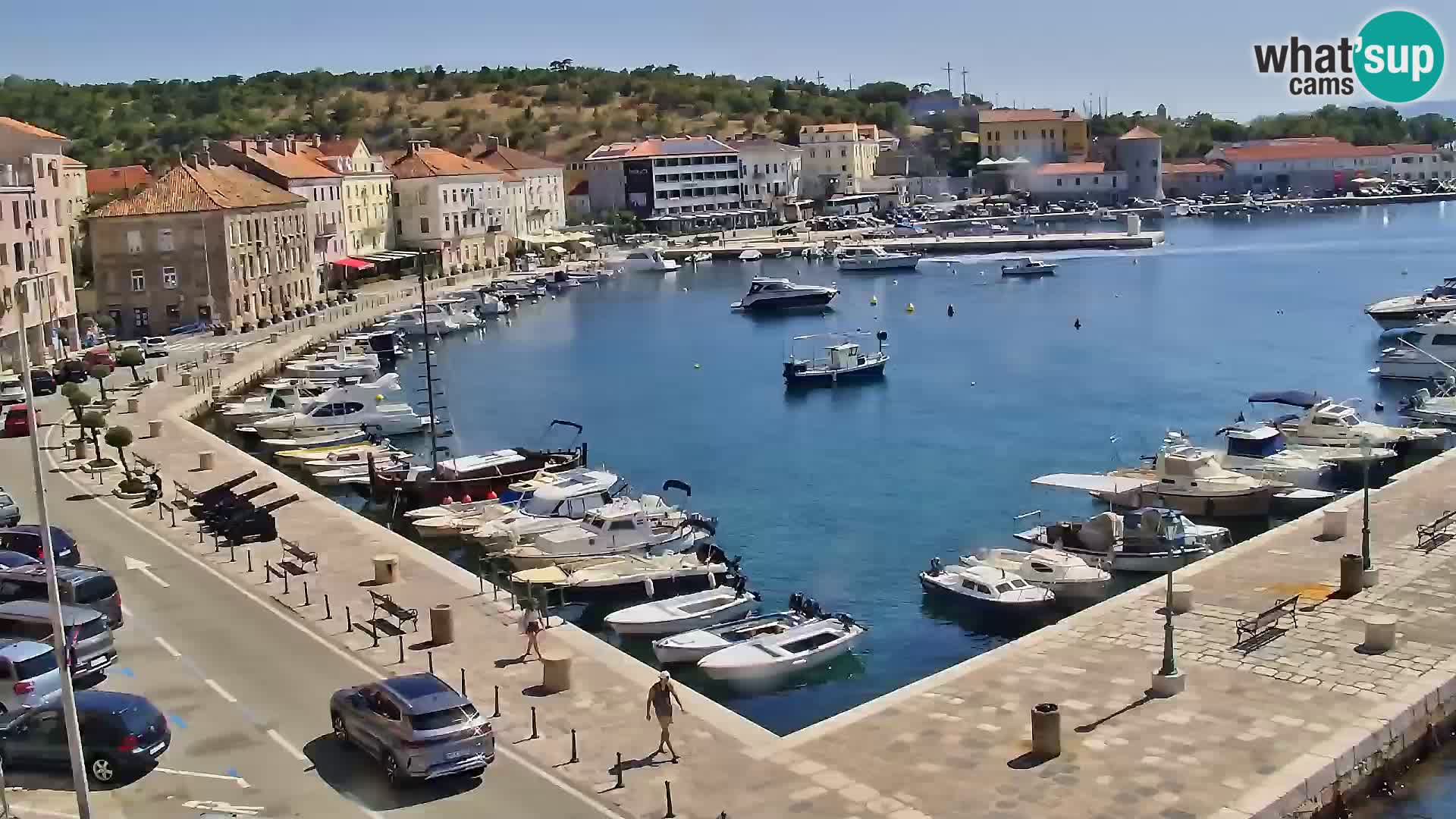Senj Spletna kamera – pogled na obalo Senja