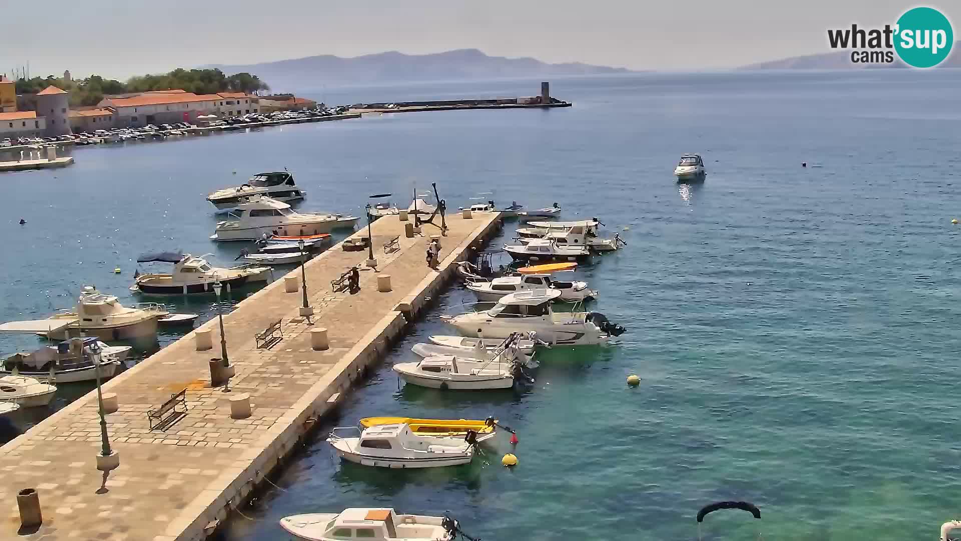 Senj camera en vivo – Vista panorámica de Senj riva
