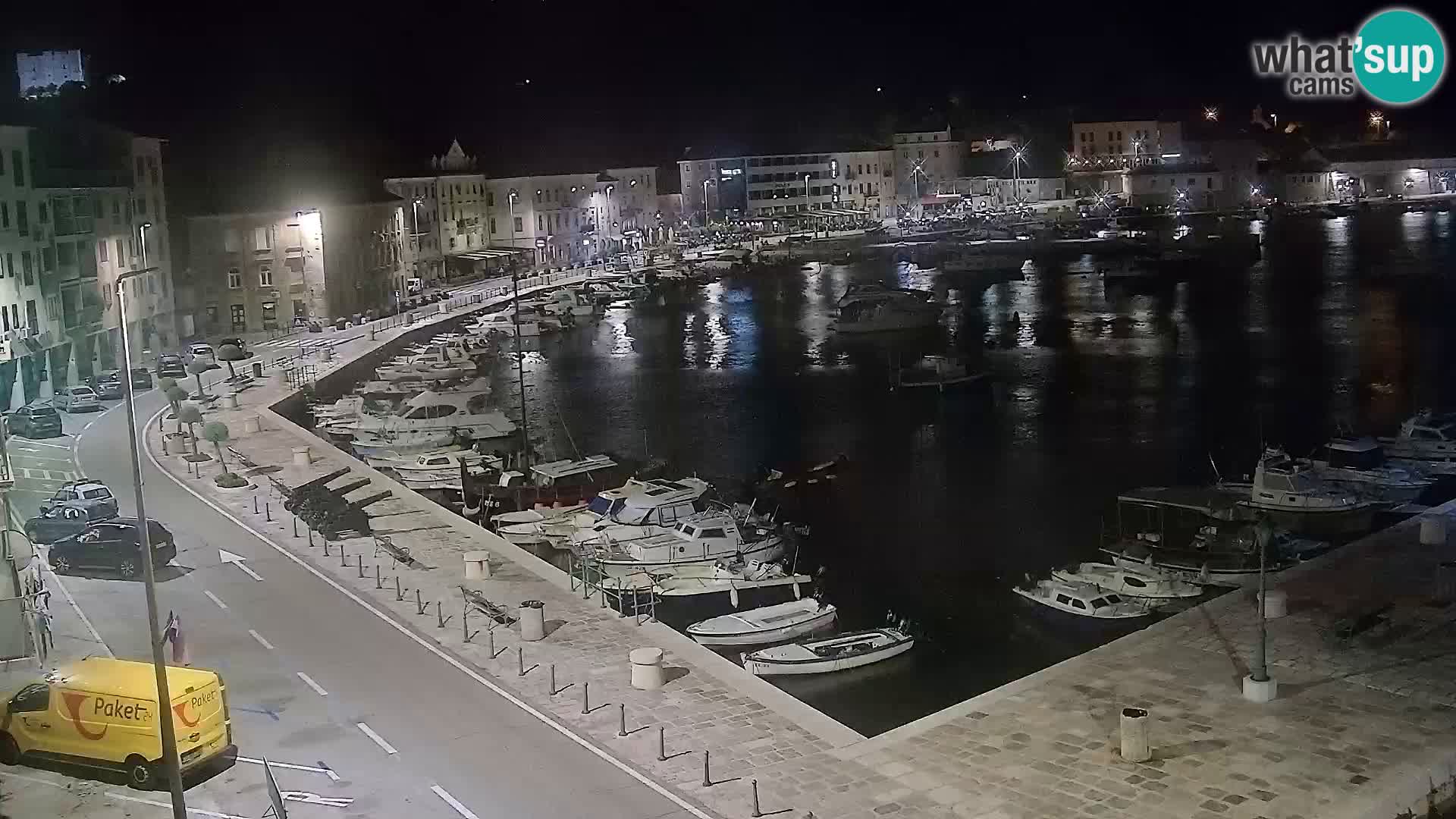 Senj Webcam – Panoramic view of Senj riva