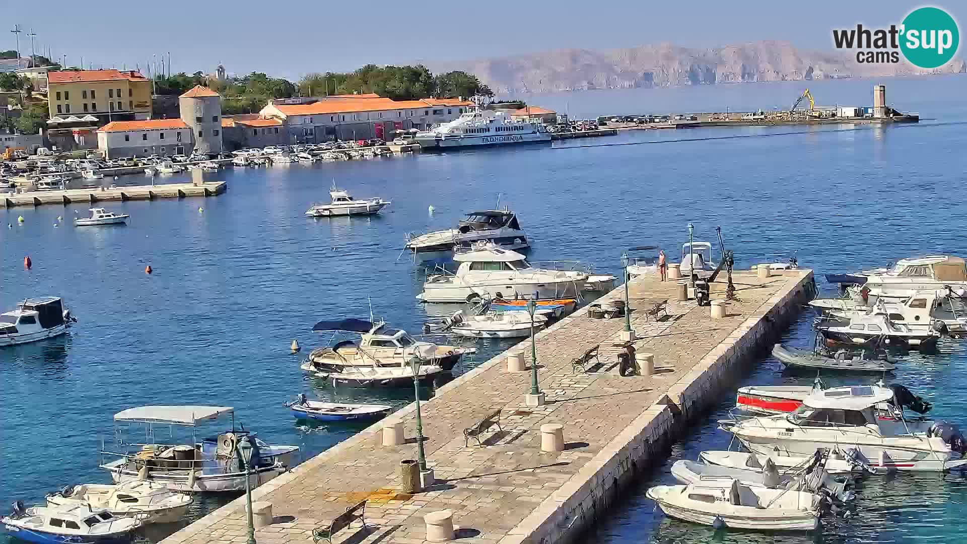 Senj Webcam – Panoramic view of Senj riva