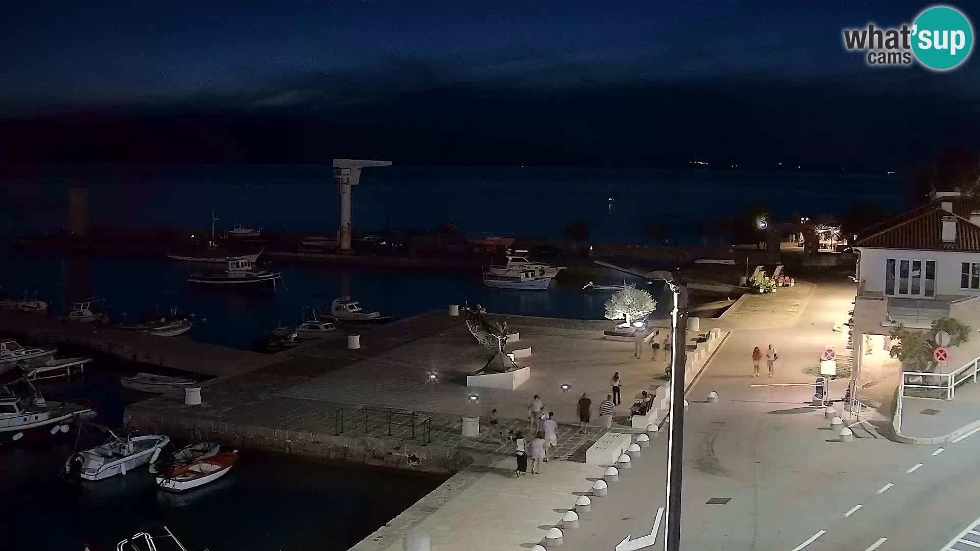 Senj Webcam – Panoramic view of Senj riva