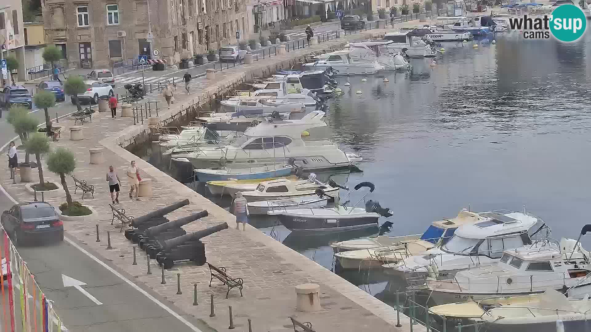 Senj Webcam – Panoramic view of Senj riva