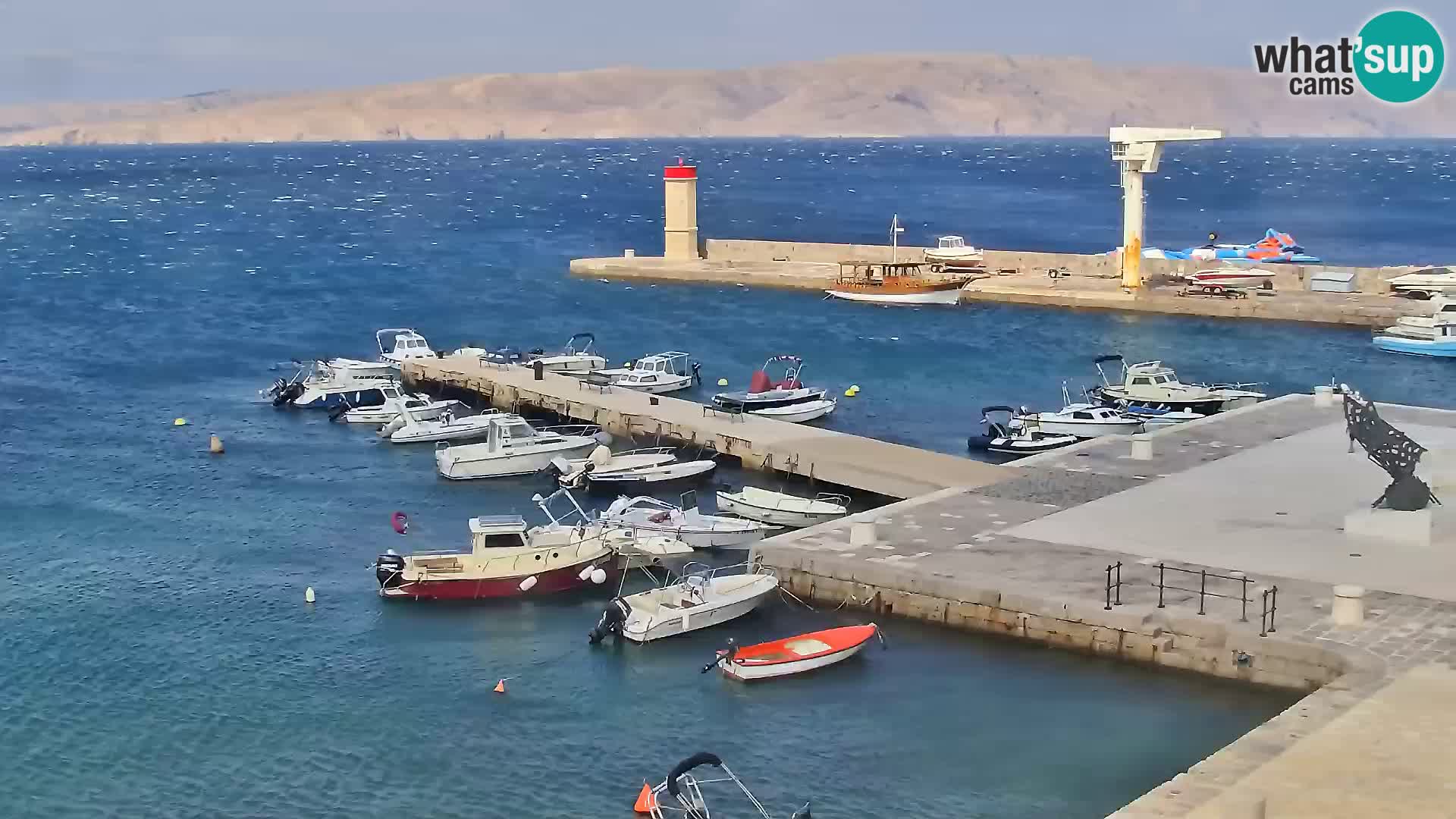 Webcam Segna – Panorama dell’lungomare di Senj