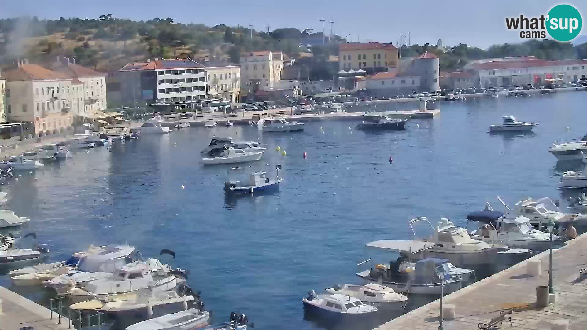 Kamera u živo Senj – Panoramski pogled na senjsku rivu