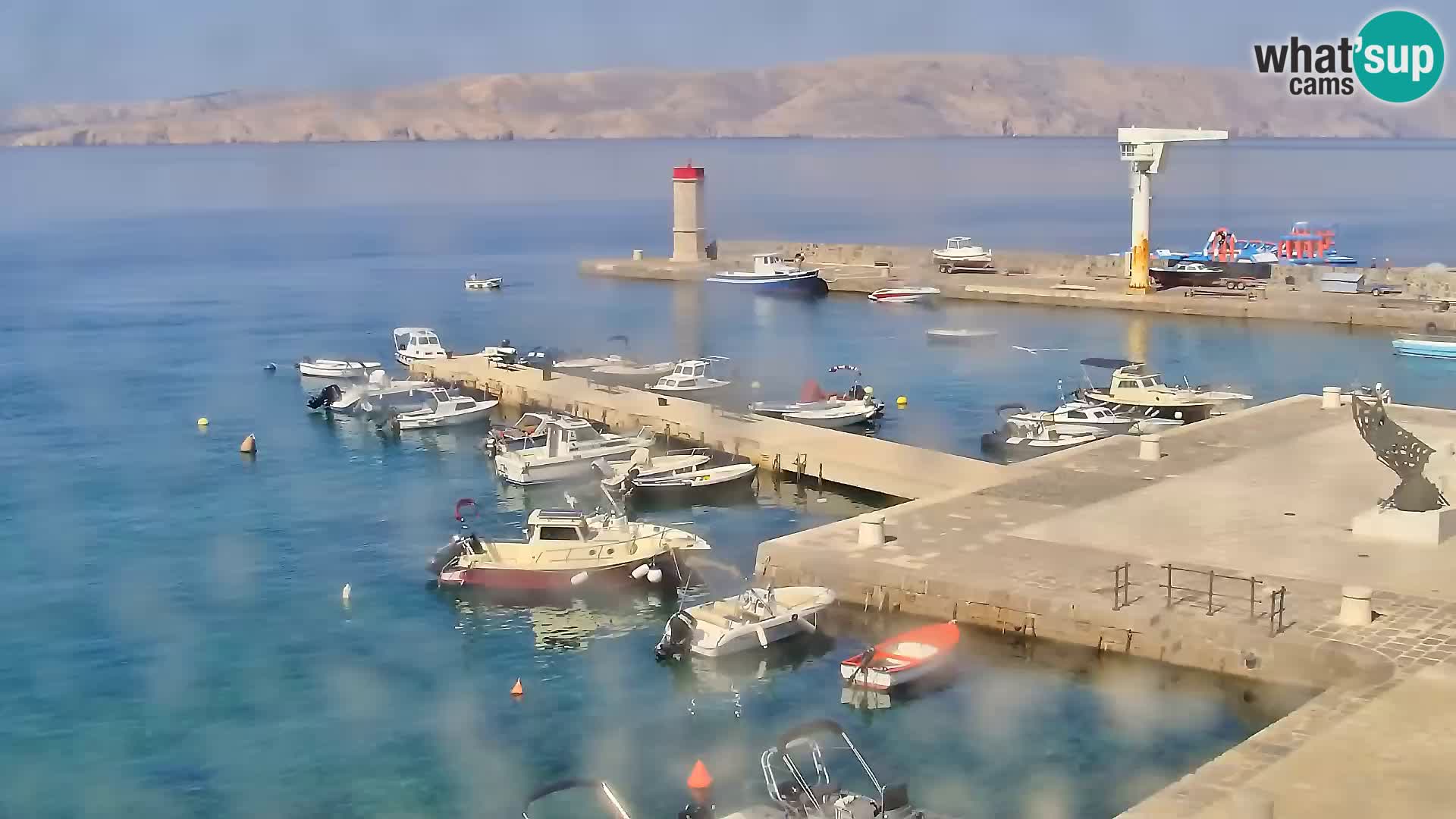 Webcam Segna – Panorama dell’lungomare di Senj