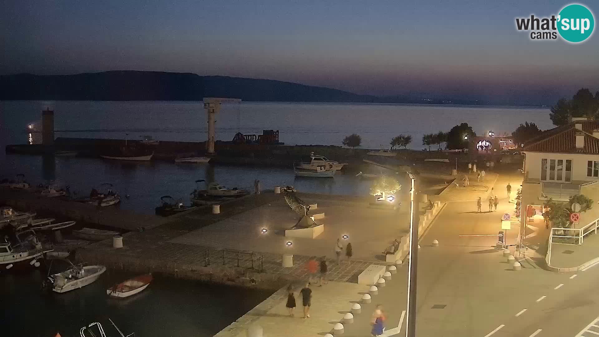 Webcam Segna – Panorama dell’lungomare di Senj
