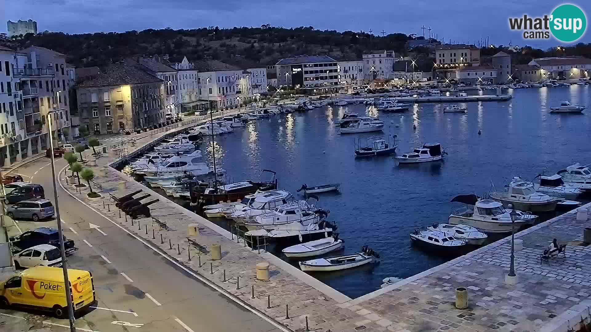 Senj camera en vivo – Vista panorámica de Senj riva