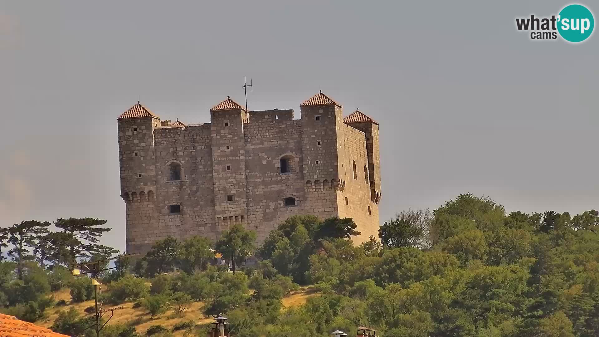 Livecam Senj – Vue panoramique de Senj riva
