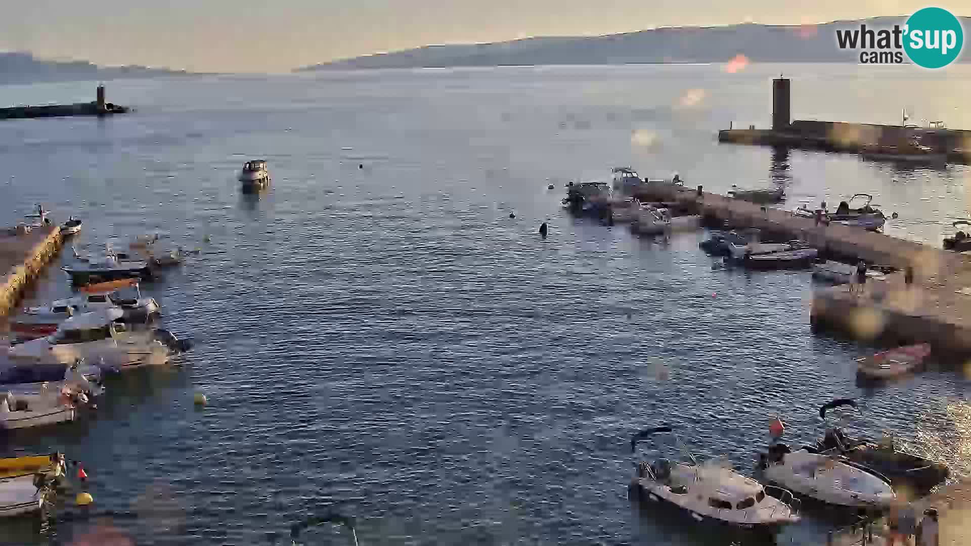 Webcam Segna – Panorama dell’lungomare di Senj