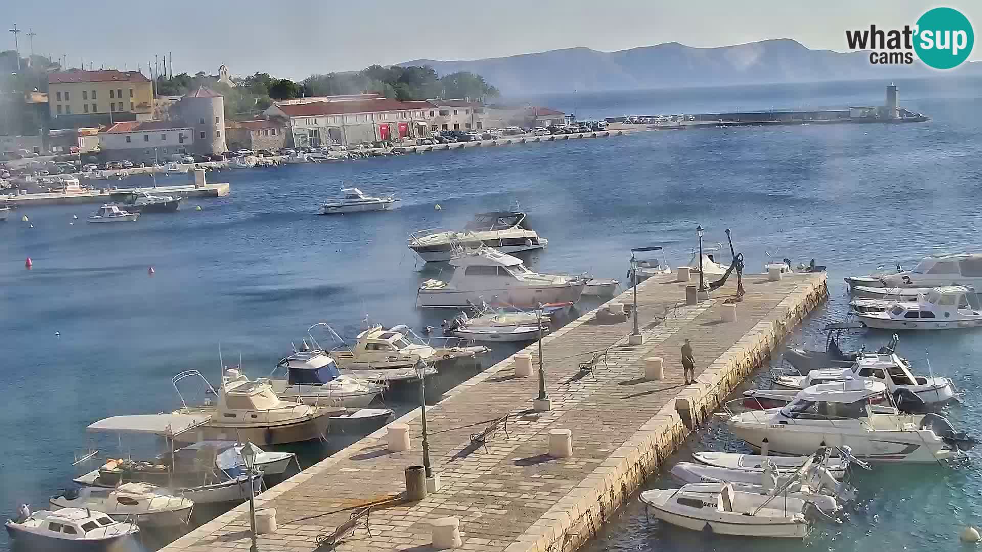 Webcam Segna – Panorama dell’lungomare di Senj