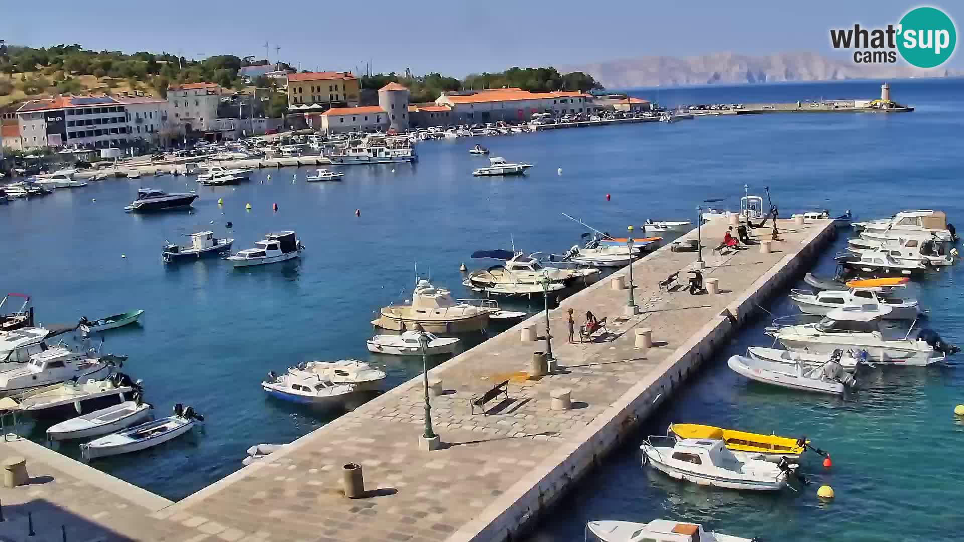 Senj Webcam – Panoramic view of Senj riva