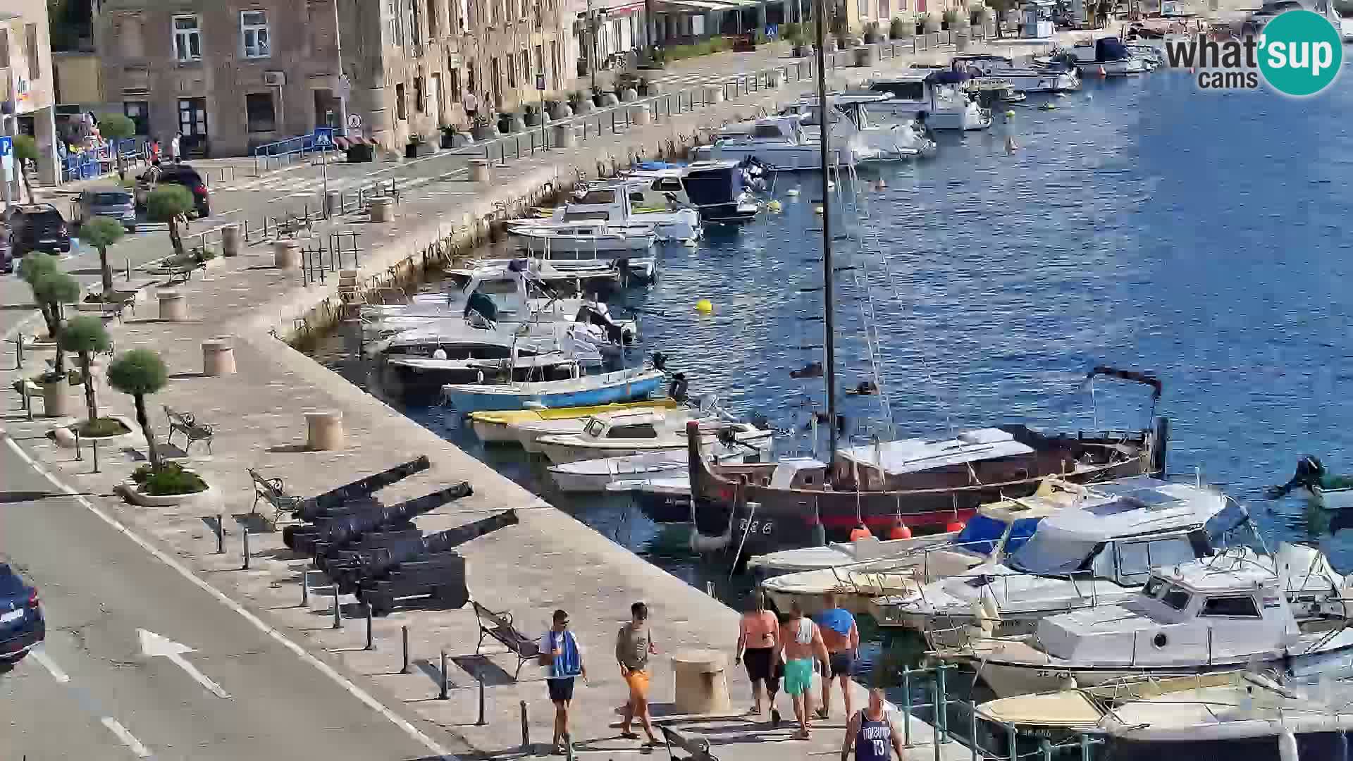 Senj Webcam – Panoramic view of Senj riva