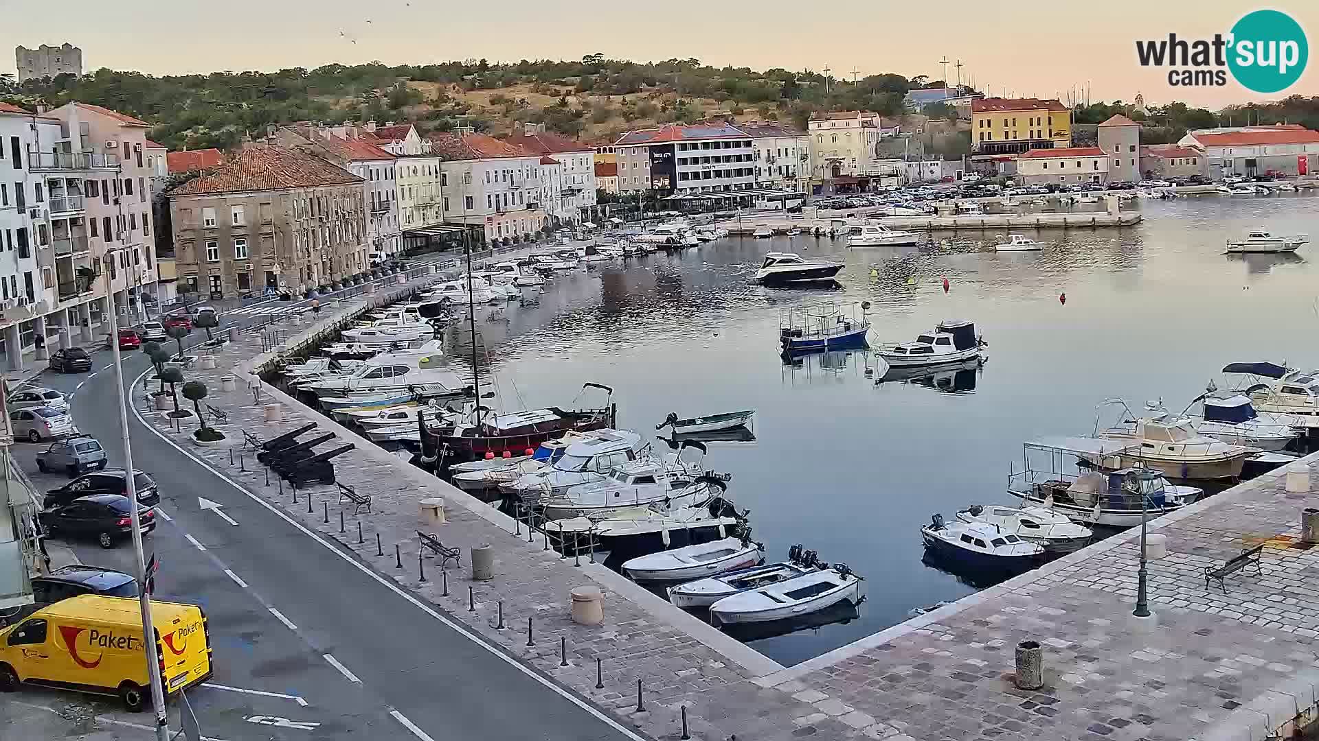 Senj Webcam – Panoramic view of Senj riva
