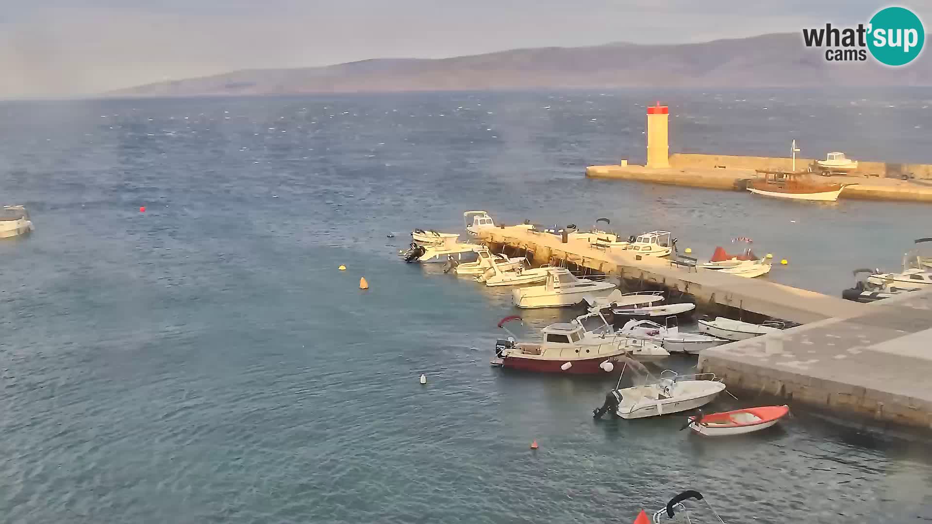 Senj camera en vivo – Vista panorámica de Senj riva