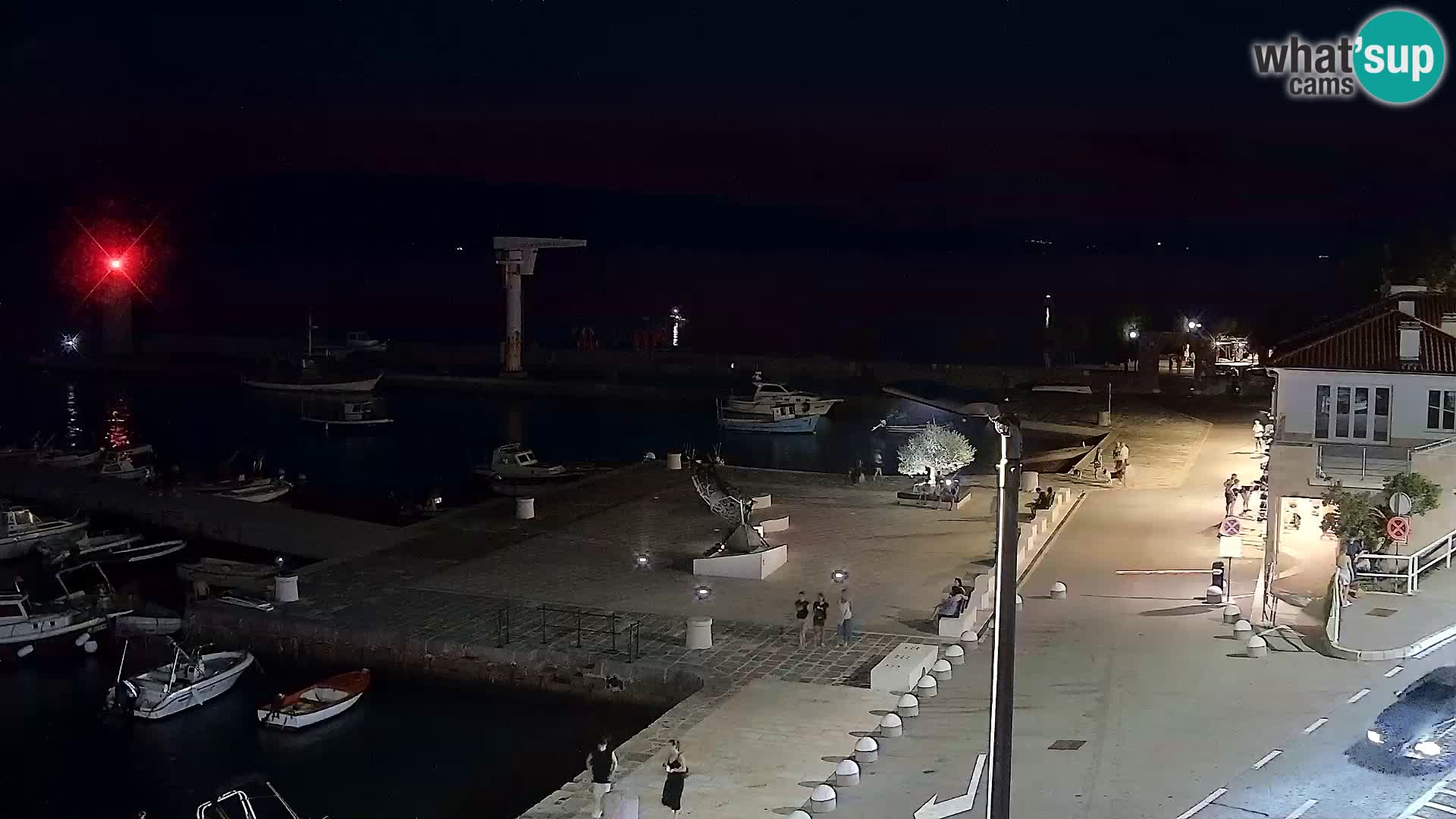 Senj camera en vivo – Vista panorámica de Senj riva