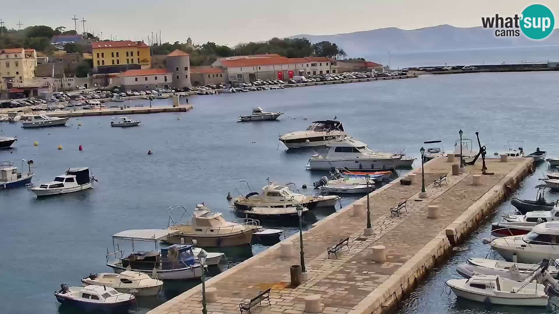 Senj Webcam – Panoramic view of Senj riva