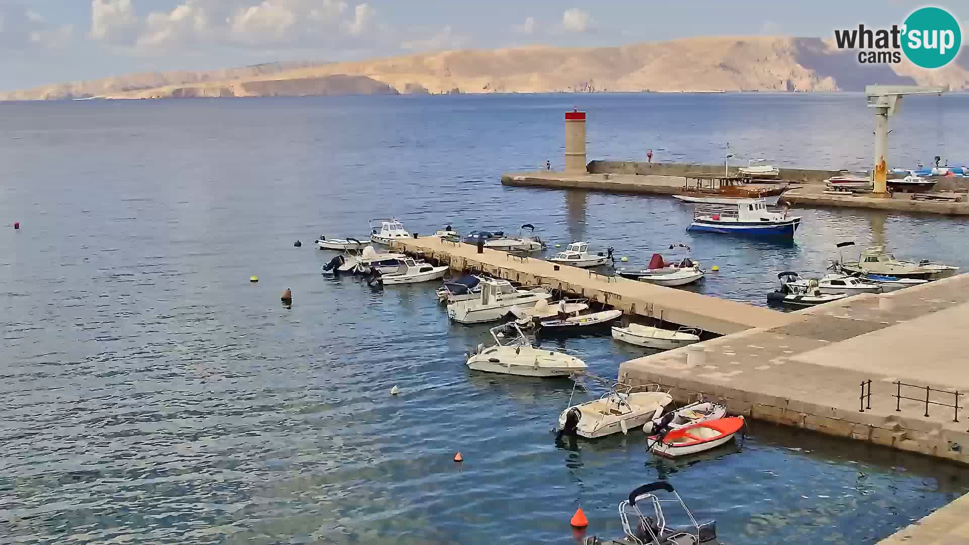 Kamera u živo Senj – Panoramski pogled na senjsku rivu