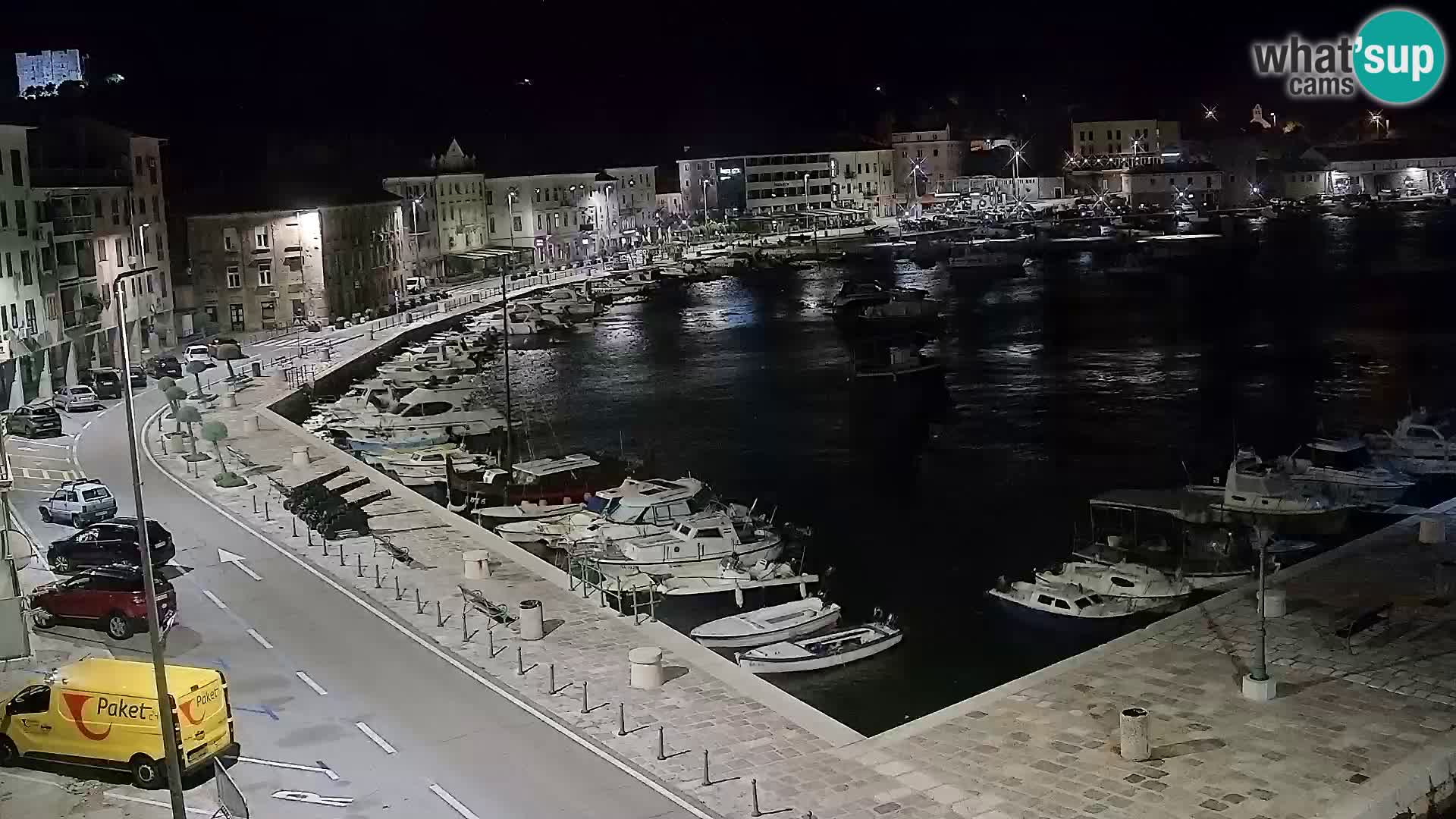 Senj camera en vivo – Vista panorámica de Senj riva