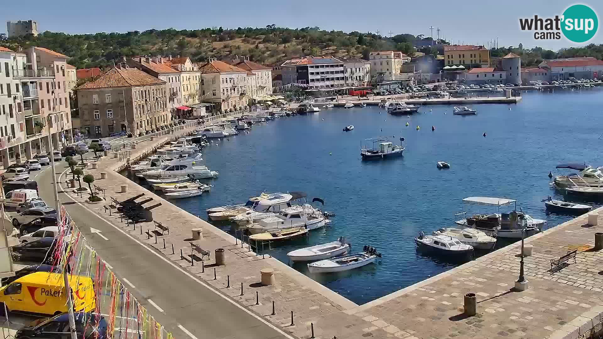 Senj Webcam – Panoramic view of Senj riva