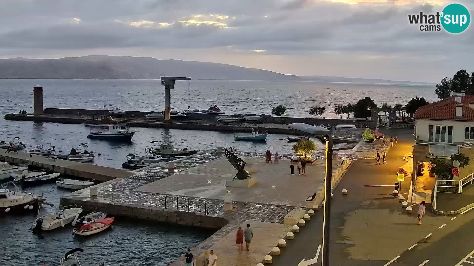 Webcam Segna – Panorama dell’lungomare di Senj