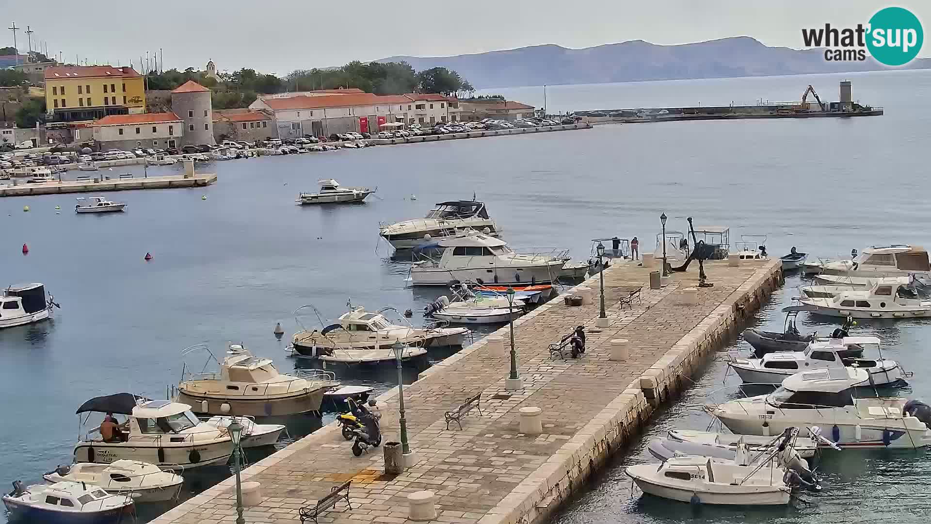Senj Webcam – Panoramic view of Senj riva