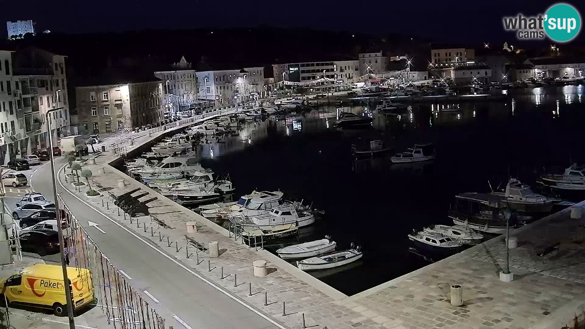 Kamera u živo Senj – Panoramski pogled na senjsku rivu