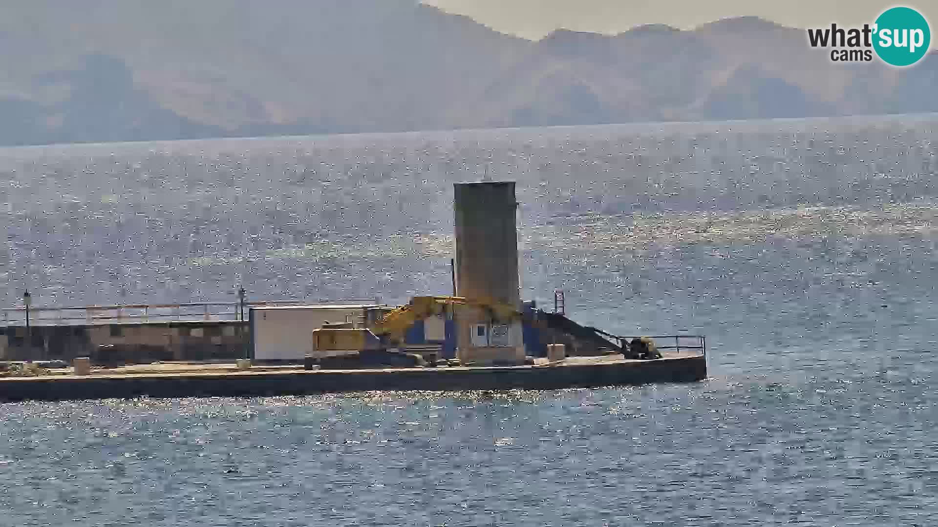 Livecam Senj – Vue panoramique de Senj riva