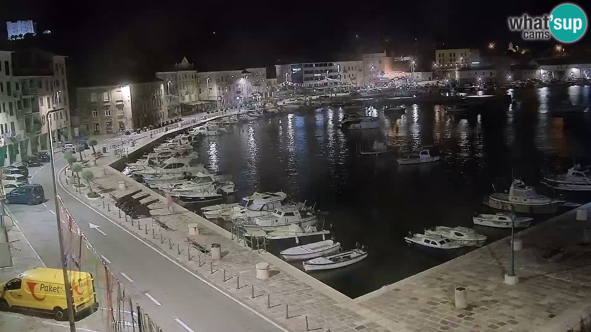 Senj camera en vivo – Vista panorámica de Senj riva