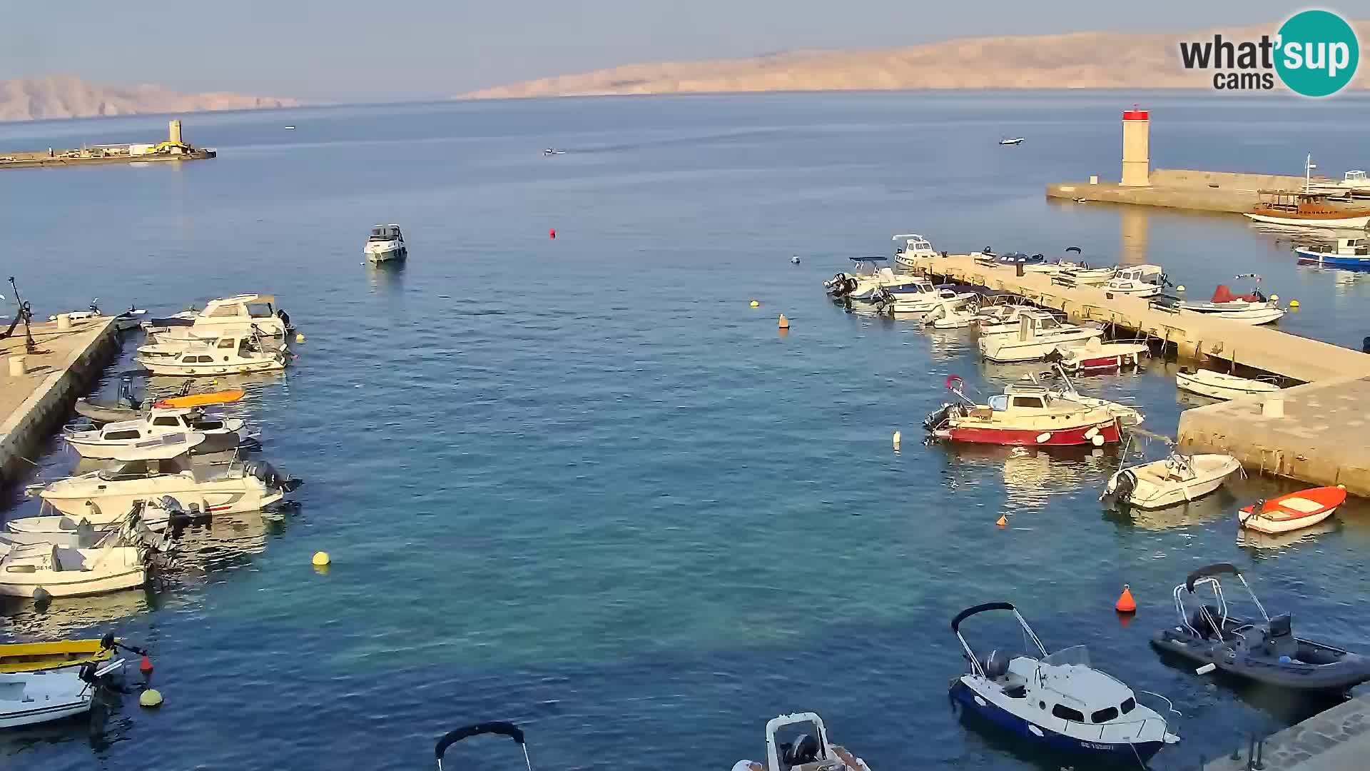 Livecam Senj – Vue panoramique de Senj riva