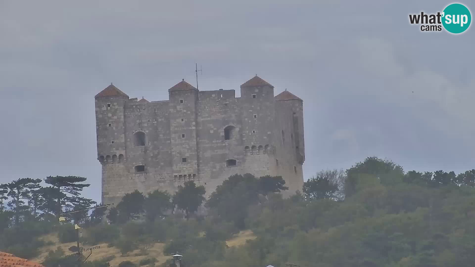 Webcam Senj – Panoramablick auf die Riva Senj