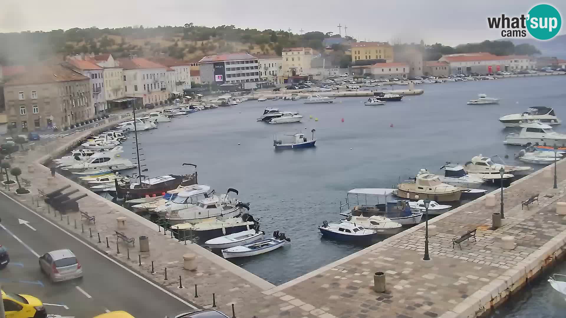 Webcam Senj – Panoramablick auf die Riva Senj