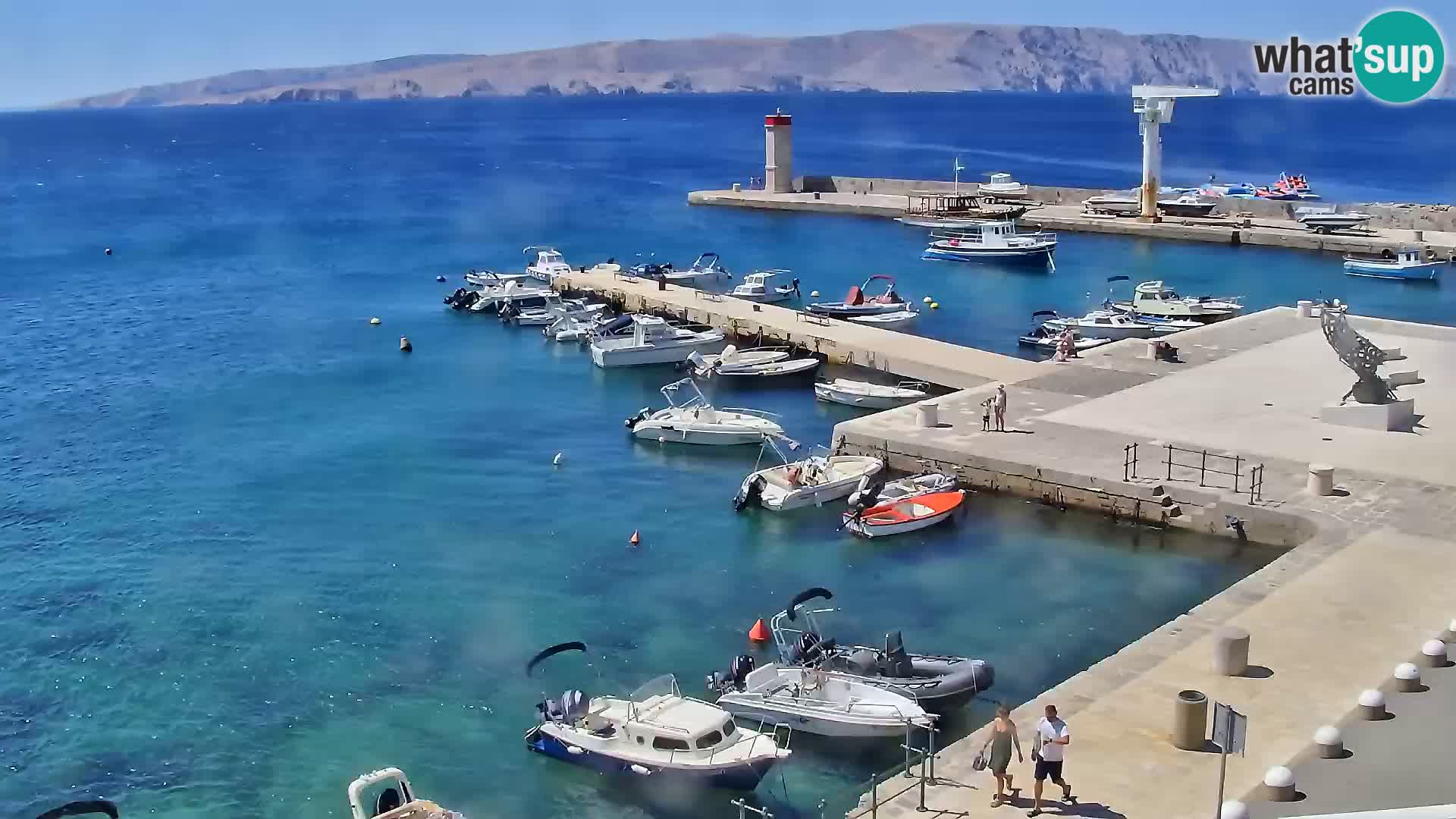 Kamera u živo Senj – Panoramski pogled na senjsku rivu