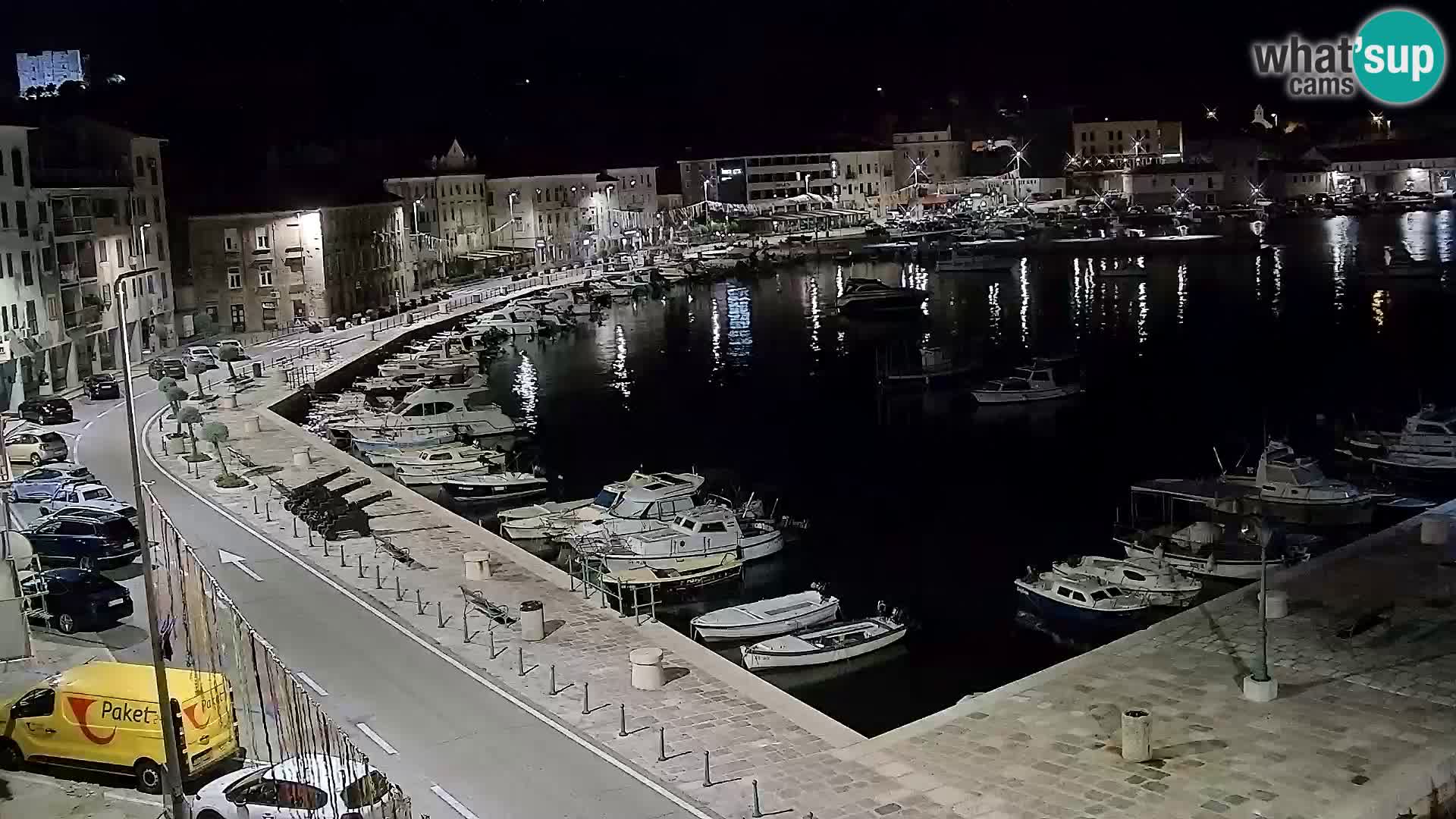 Kamera u živo Senj – Panoramski pogled na senjsku rivu