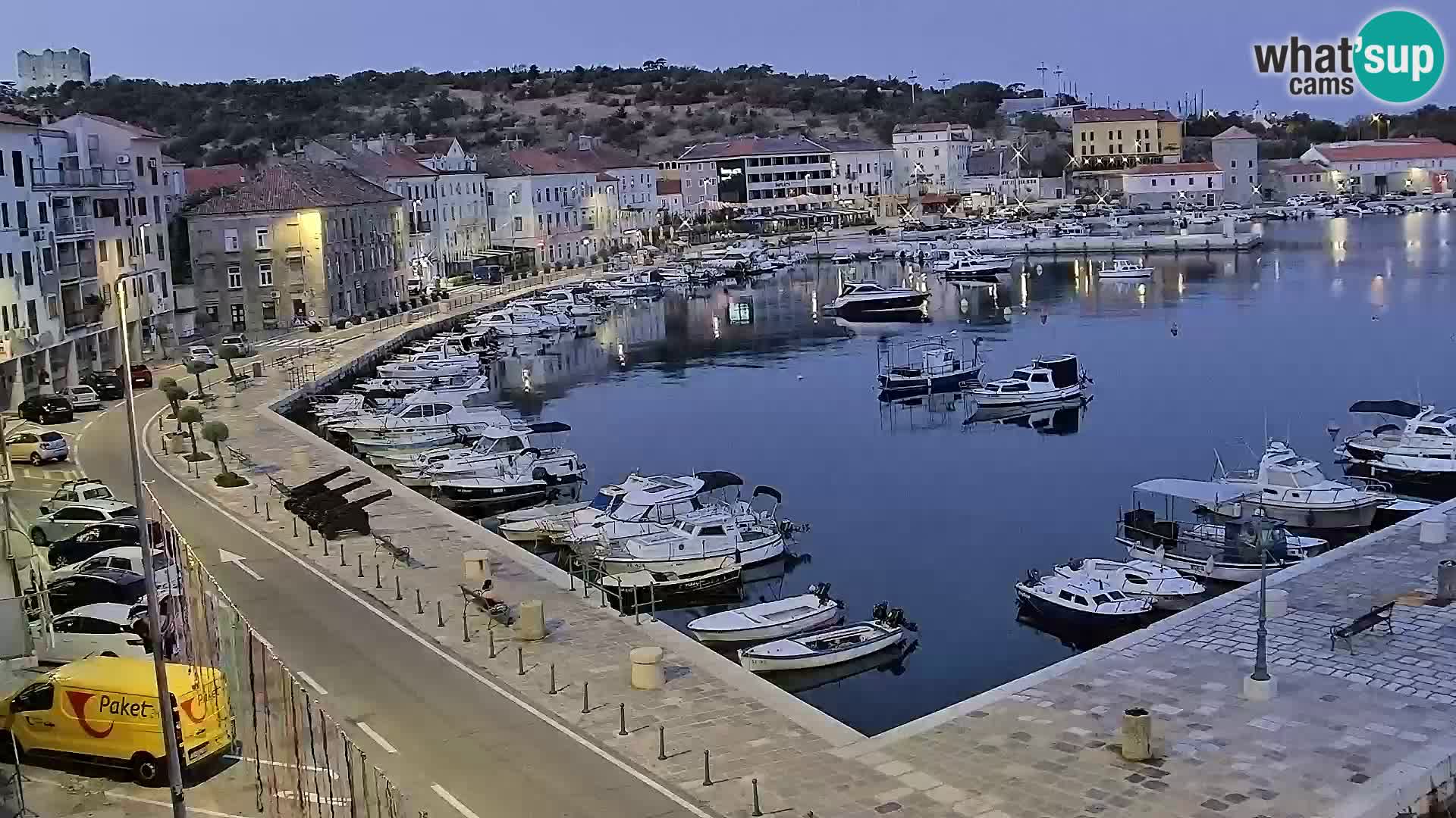 Senj Webcam – Panoramic view of Senj riva