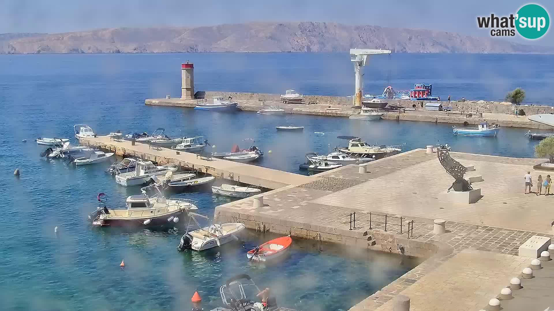 Senj camera en vivo – Vista panorámica de Senj riva