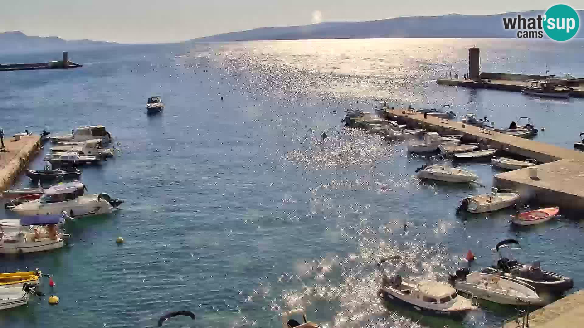 Senj Spletna kamera – pogled na obalo Senja