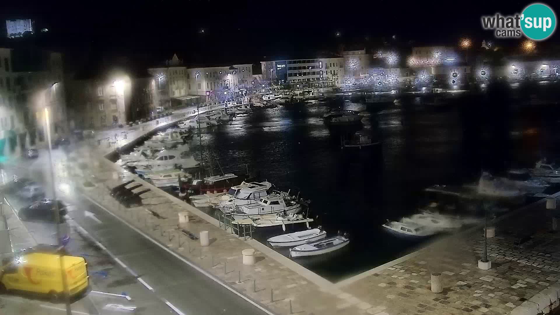 Senj camera en vivo – Vista panorámica de Senj riva