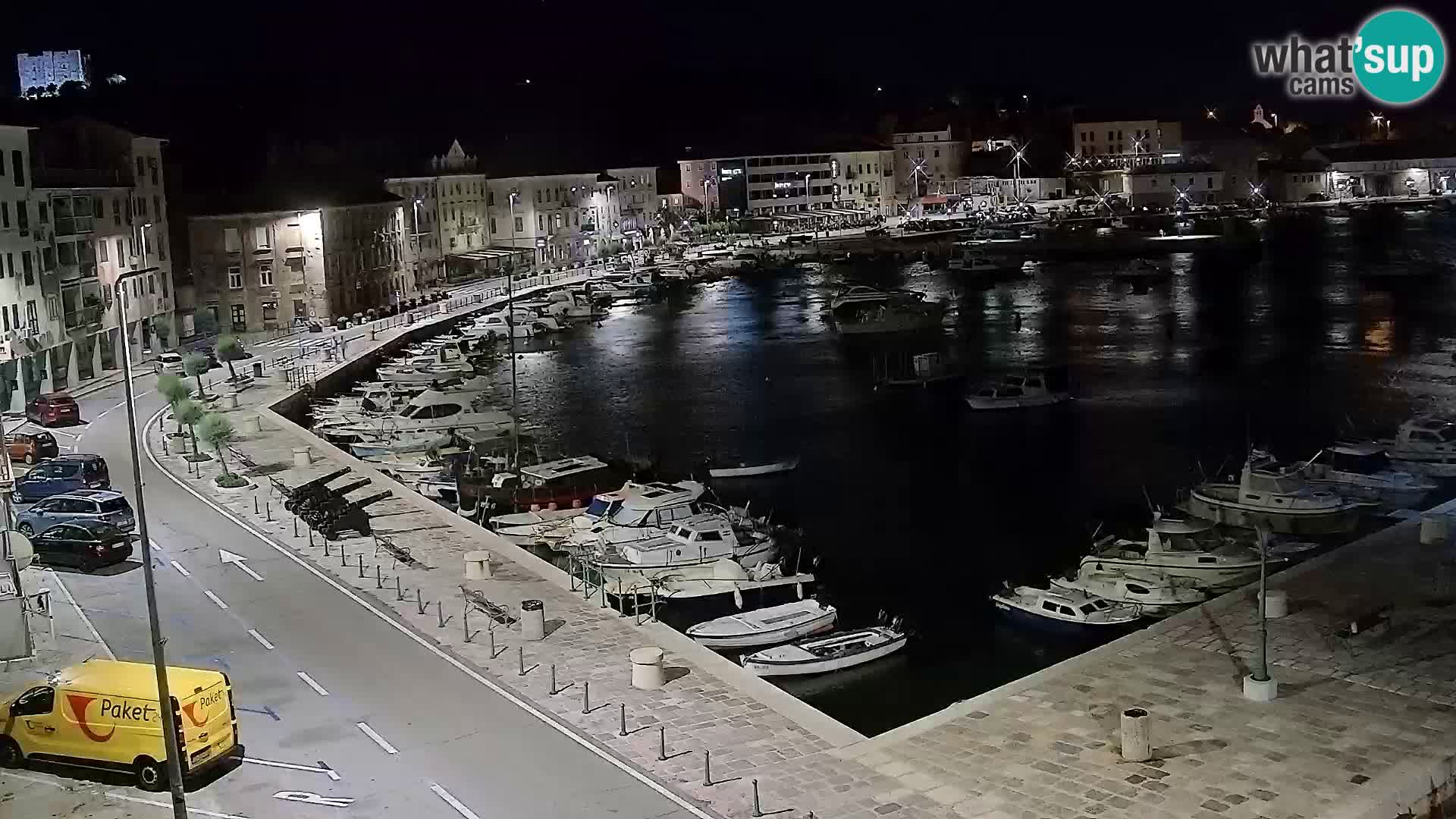 Senj Webcam – Panoramic view of Senj riva