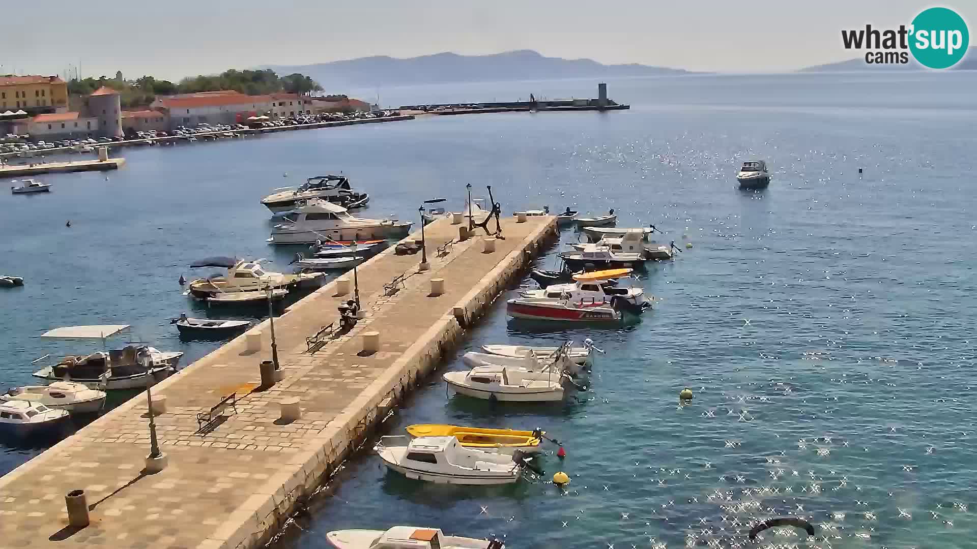 Webcam Segna – Panorama dell’lungomare di Senj