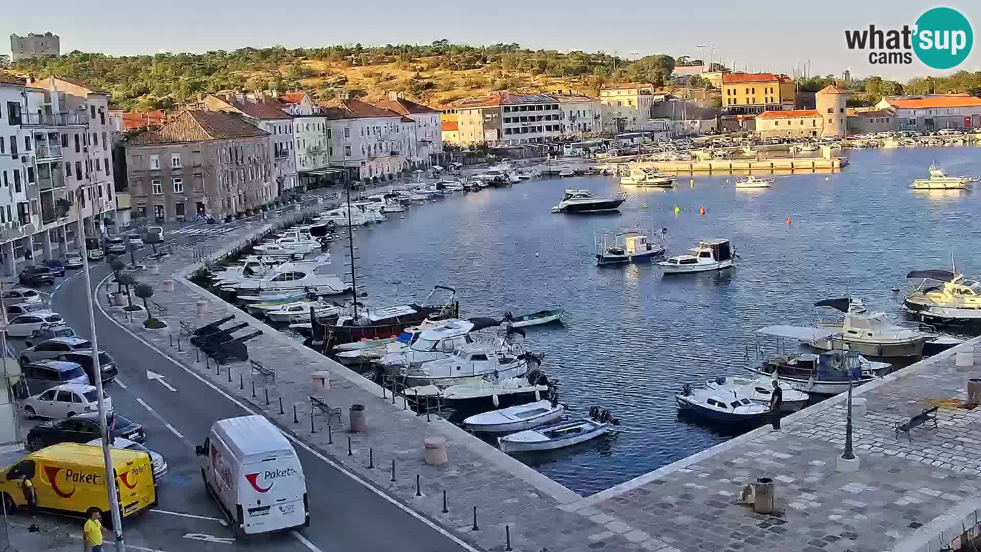 Kamera u živo Senj – Panoramski pogled na senjsku rivu