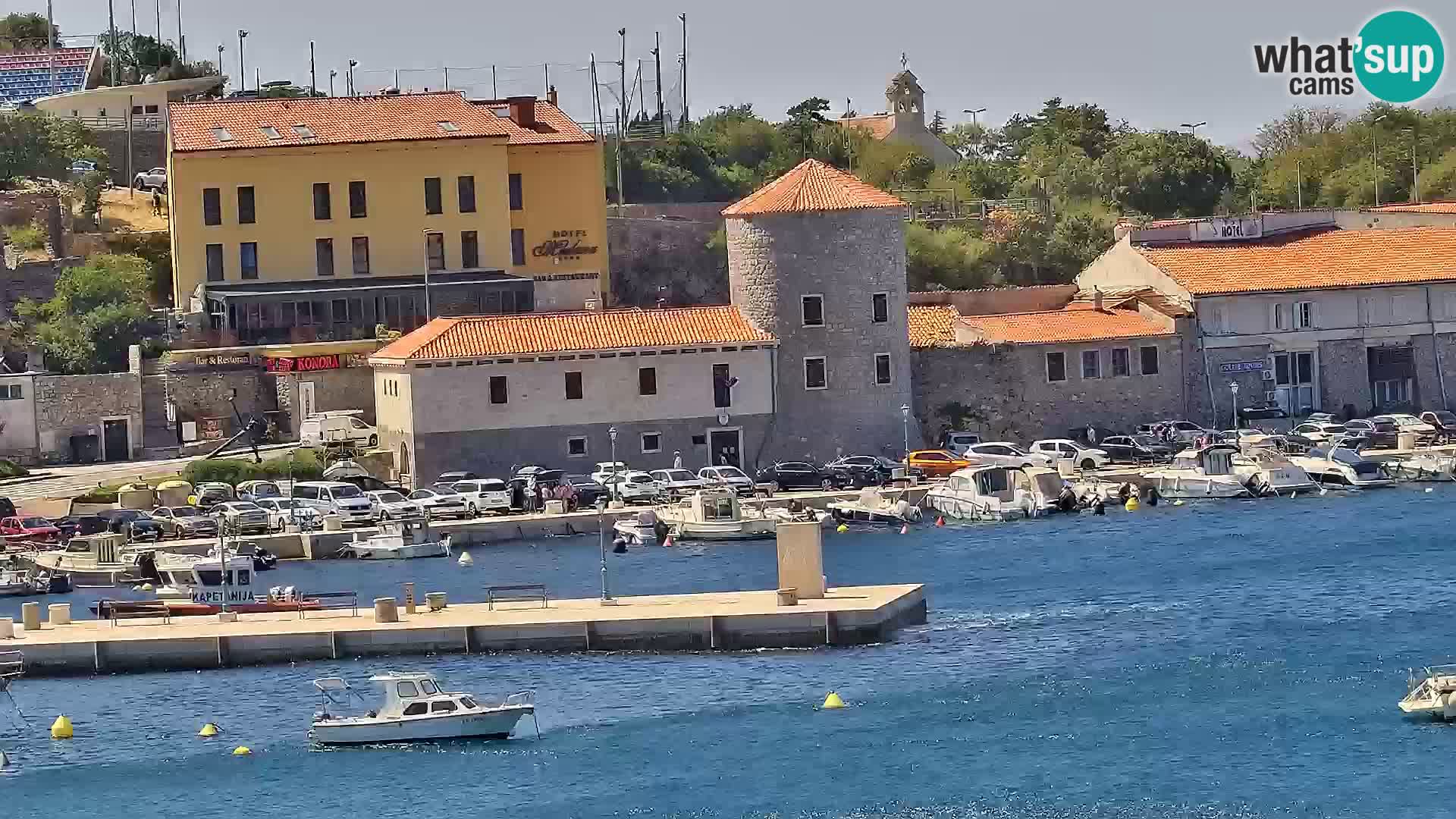 Kamera u živo Senj – Panoramski pogled na senjsku rivu