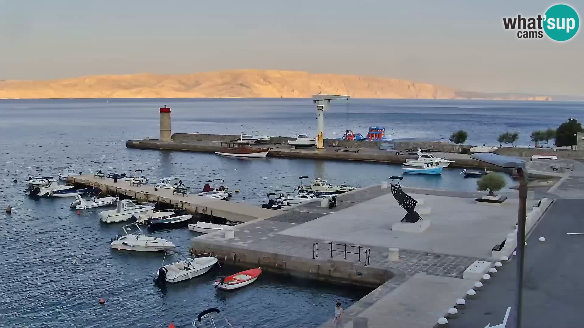 Senj Spletna kamera – pogled na obalo Senja