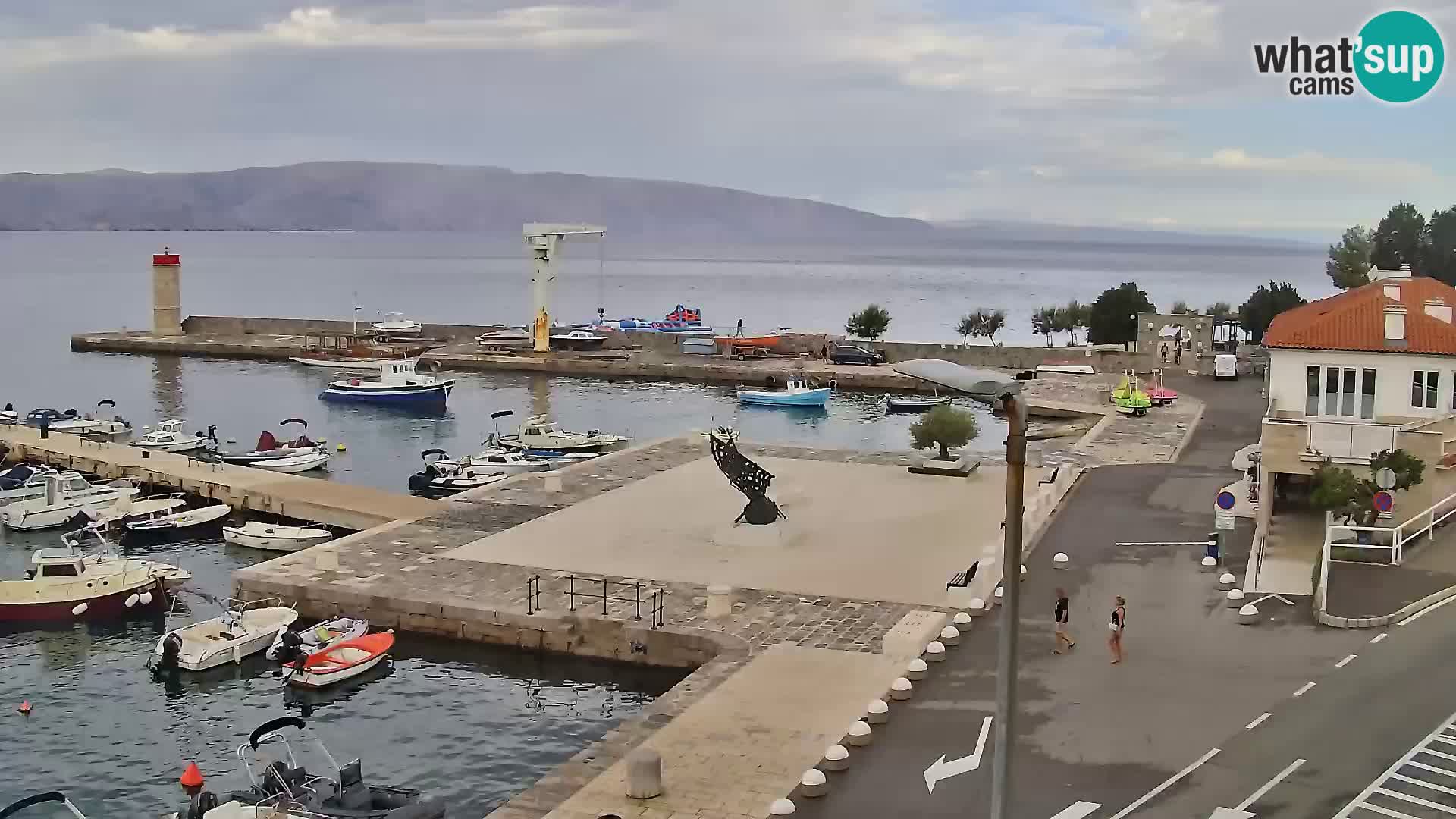 Senj Spletna kamera – pogled na obalo Senja