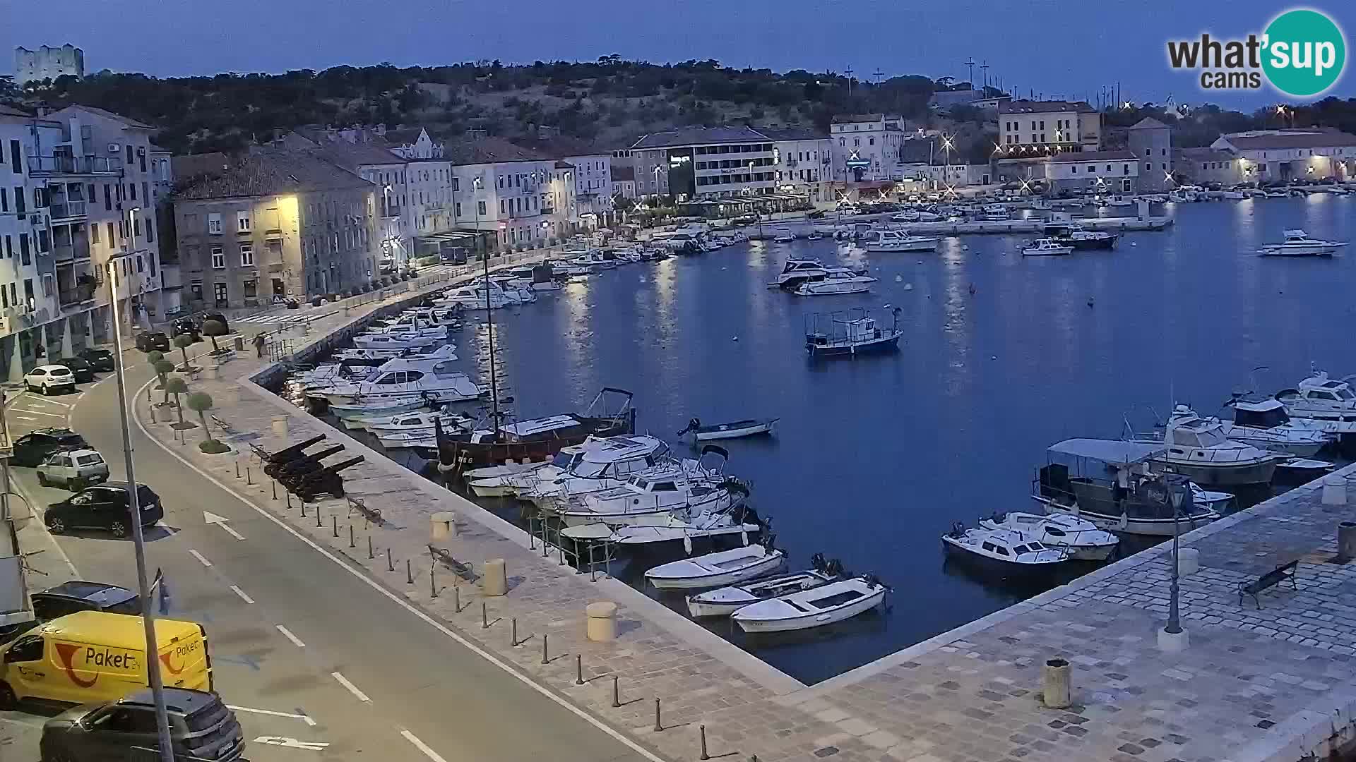 Senj Webcam – Panoramic view of Senj riva