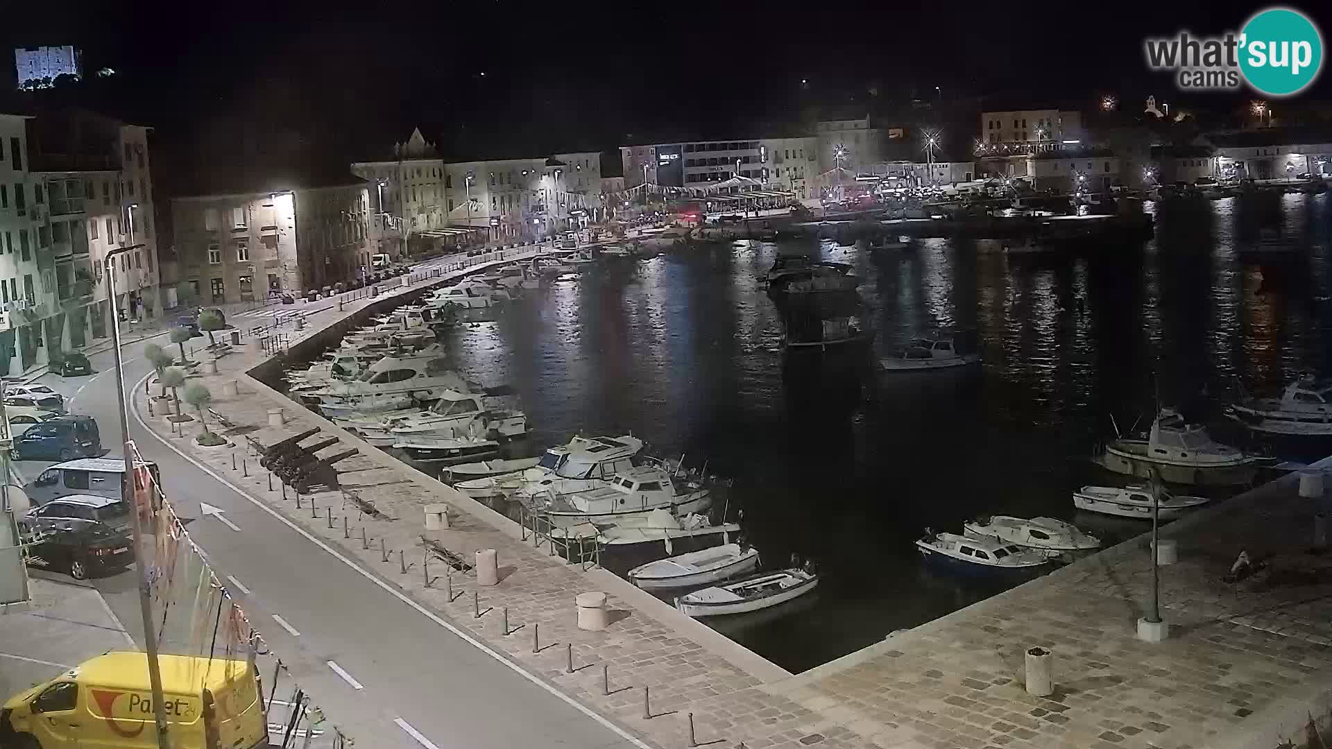 Kamera u živo Senj – Panoramski pogled na senjsku rivu