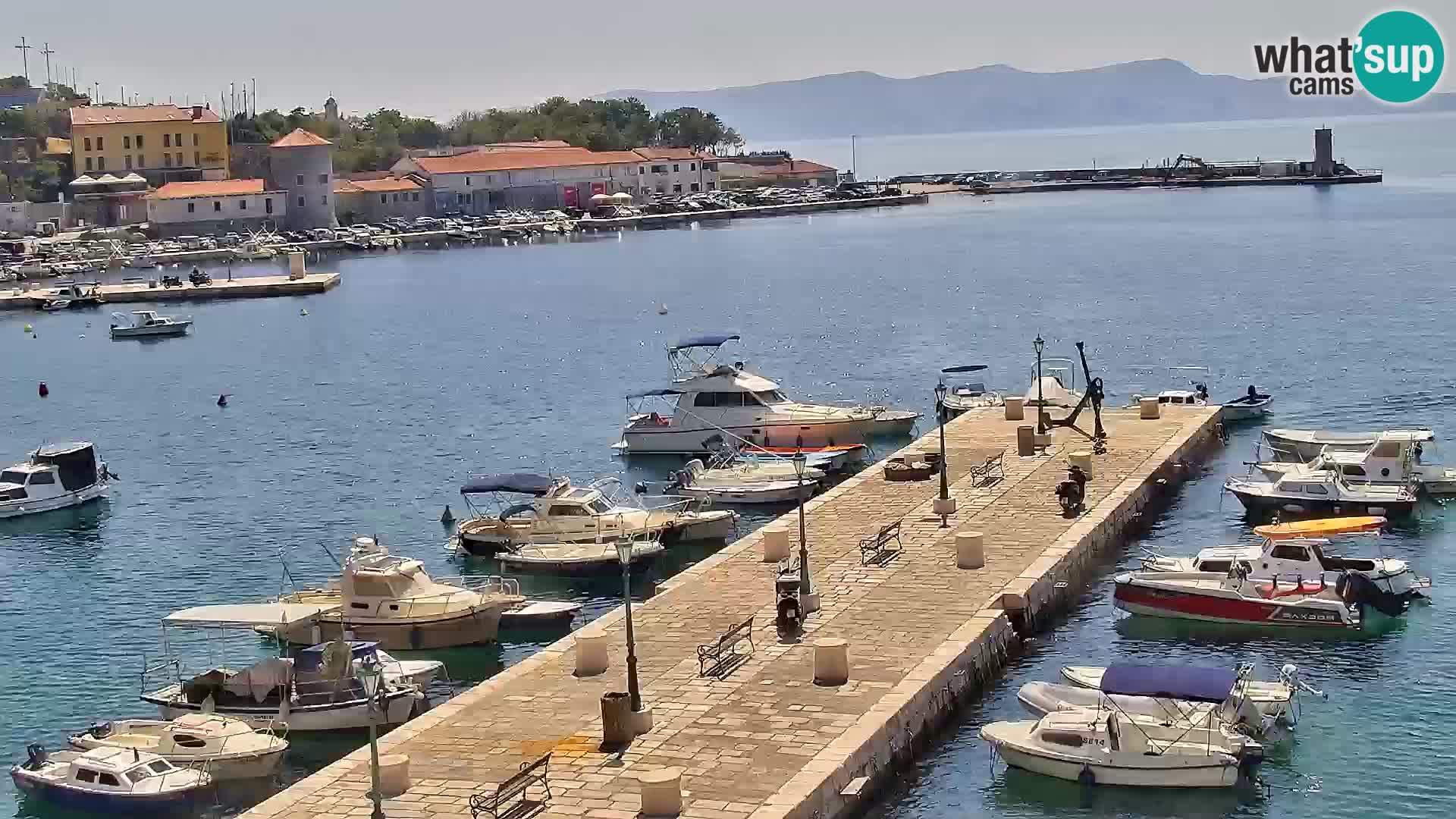 Senj Webcam – Panoramic view of Senj riva