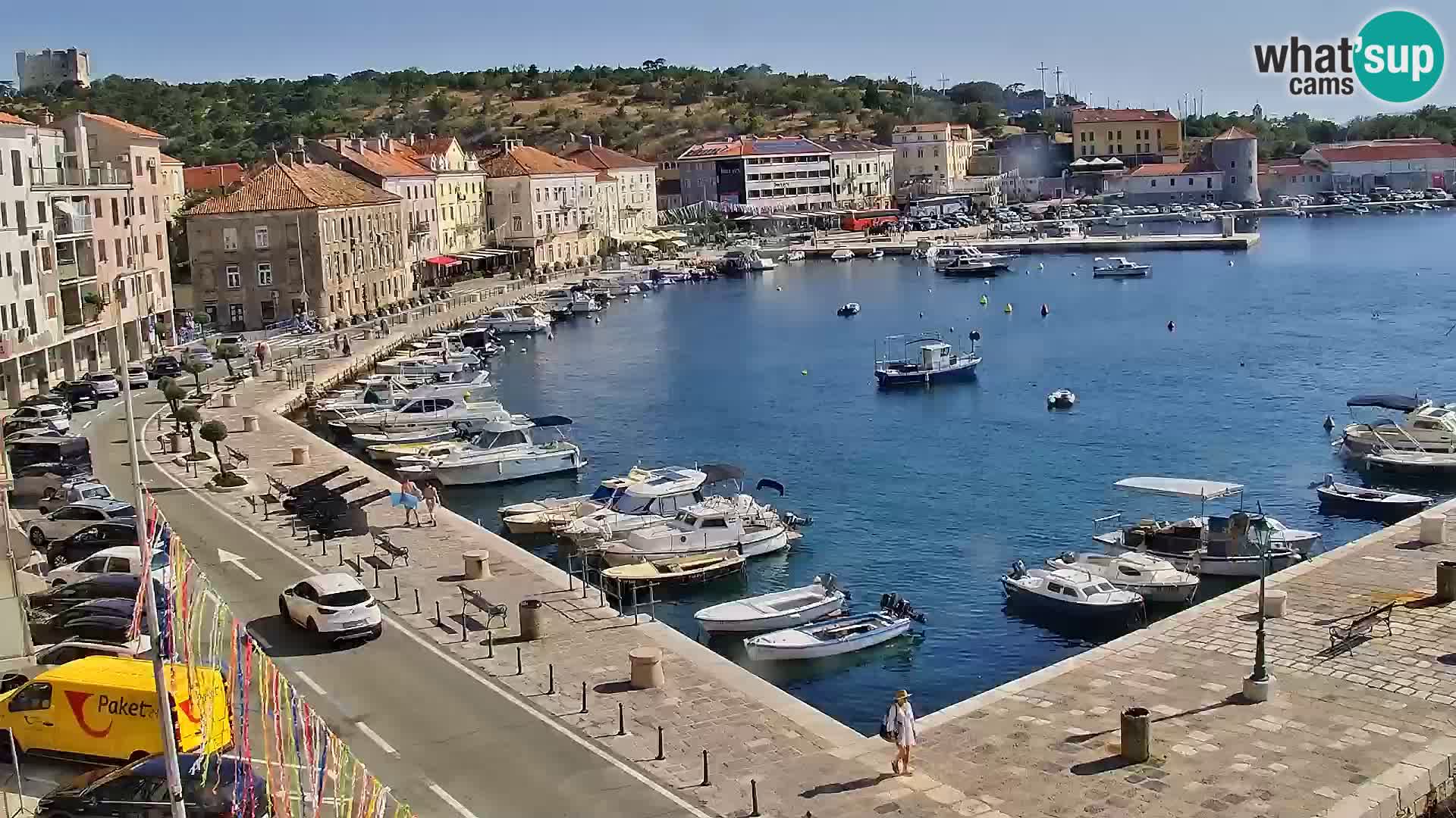 Senj Webcam – Panoramic view of Senj riva